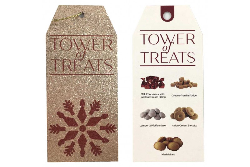 Tower of Treats Gold Box Festive Christmas Hamper