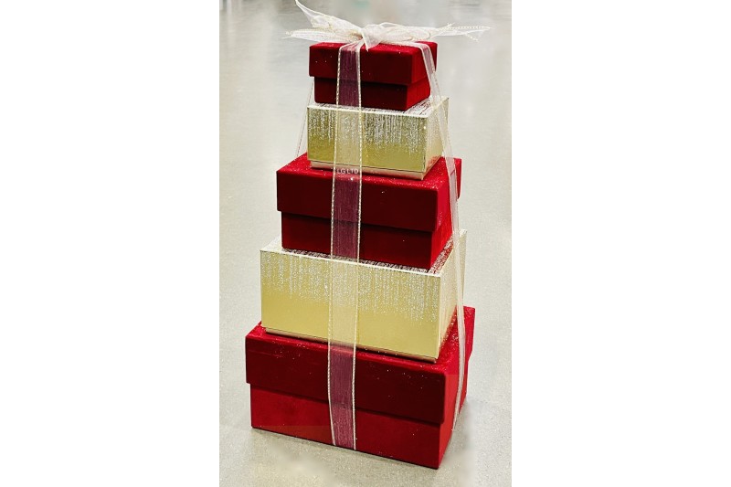 Tower of Treats Red Box Festive Christmas Hamper