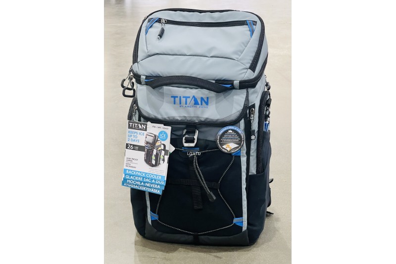 Titan Deep Freeze 26 Can Cool Bag Backpack Cooler Blue Titan Deep Freeze 26 Can Cool Bag Backpack Cooler Blue