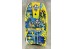 Scott Burke Krypton Bodyboard with Coiled Leash Yellow 3.5ft (107 cm)