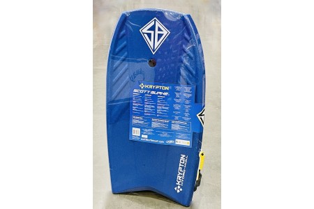 Scott Burke Krypton Bodyboard with Coiled Leash Blue 3.5ft (107 cm)