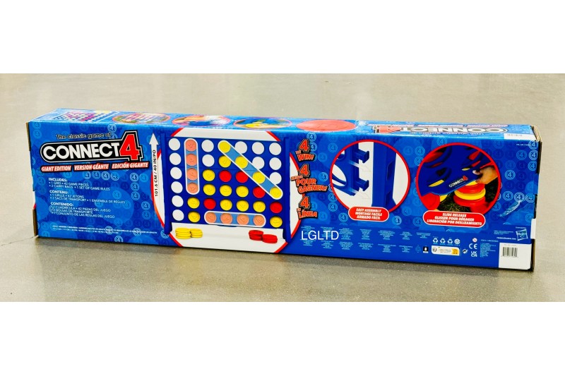 Hasbro Original Giant Connect 4 Set With 2 Carry Bags Hasbro Original Giant Connect 4 Set With 2 Carry Bags