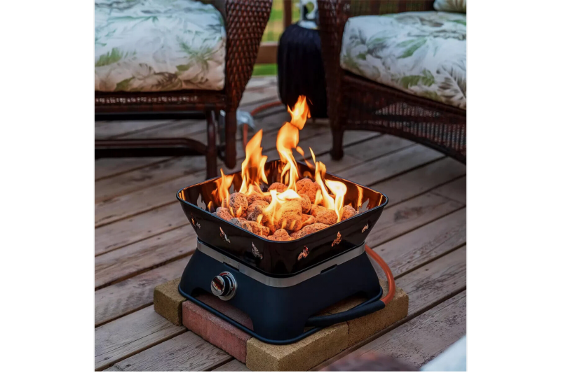 Outland Living Firecube with Cover & Carry Kit Portable Gas Fire Pit