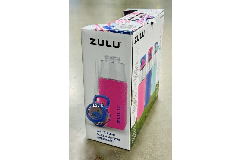 Zulu Kids Tritan Water Bottle 511ml 3 Pack Pink