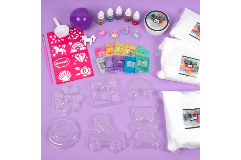 Pop Fizz Magical Scented Bath Bomb Kit Mix & Make Your Own 20 Pack