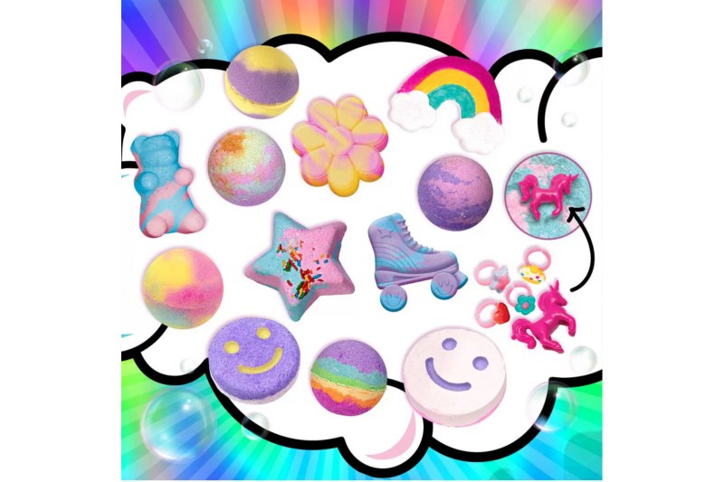 Pop Fizz Magical Scented Bath Bomb Kit Mix & Make Your Own 20 Pack