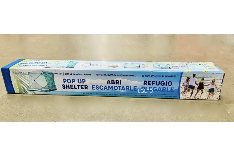 Old Bahama Bay 5.1 x 5.1ft Pop Up Shelter Camping Beach Canopy Old Bahama Bay 5.1 x 5.1ft Pop Up Shelter Camping Beach Canopy