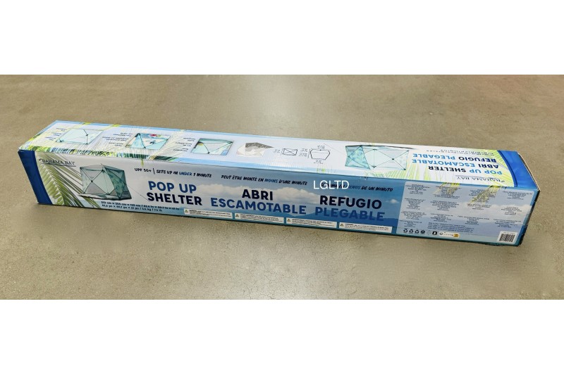 Old Bahama Bay 5.1 x 5.1ft Pop Up Shelter Camping Beach Canopy Old Bahama Bay 5.1 x 5.1ft Pop Up Shelter Camping Beach Canopy