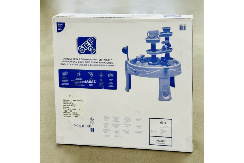 Step2 Double Spin and Showers Water Table Step2 Double Spin and Showers Water Table