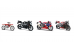 Maisto 1:12 Scale Highly Detailed Honda Motorcycles 4 Pack