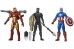 Marvel Avengers TITAN Heroes Series Black Panther, Iron Man and Captain America 12 Inch Figures
