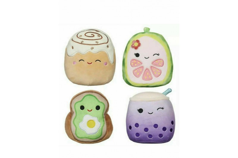 Squishmallows Kellytoy 5 Inches (12.7cm) Plush Collectable 8 Pack Food Squad CHANEL 