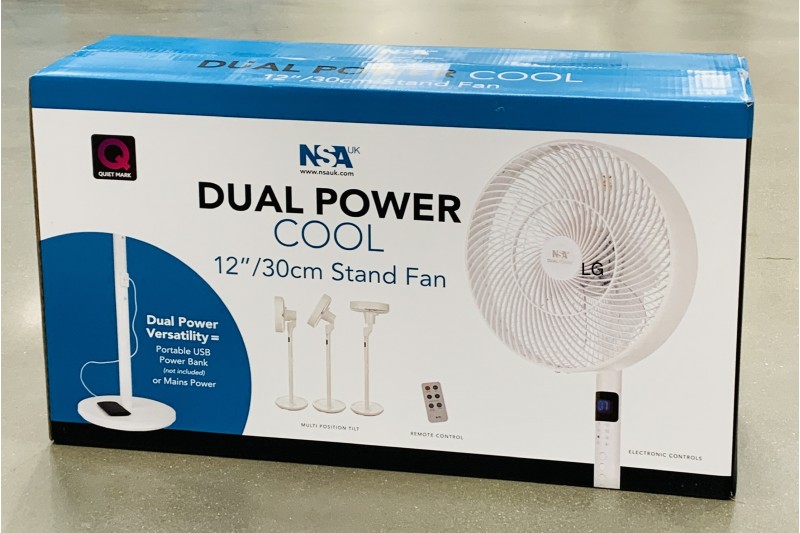 NSA SFDC30128RC 12 Inch 30cm Stand Pedestal Fan