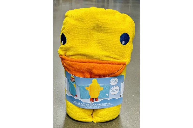 Character Hooded Towel Duck Character Hooded Towel Duck