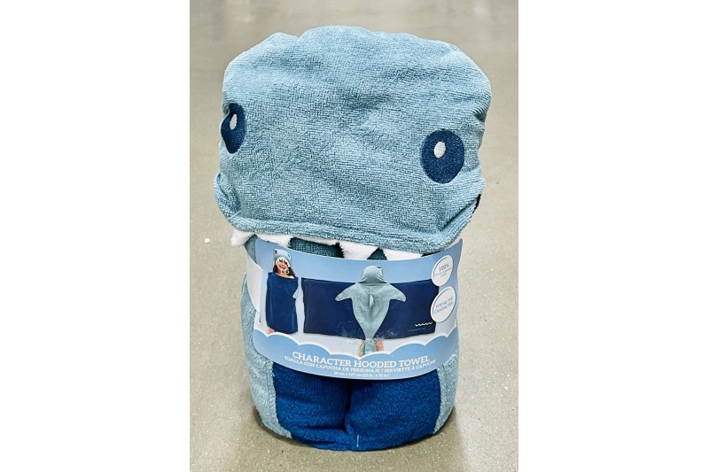 Character Hooded Towel Dinosaur