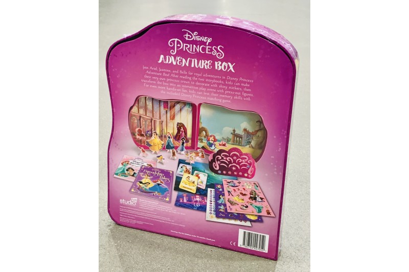Disney Princess Adventure Box Storybooks Stickers Activity Set