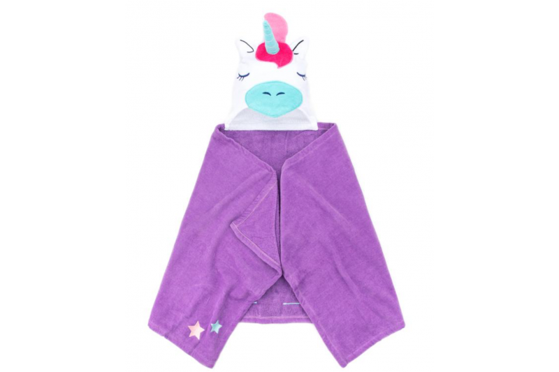Character Hooded Towel Unicorn