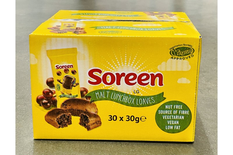 Soreen Maltloaf Malt Lunchbox Loaves Box 30 x 30g
