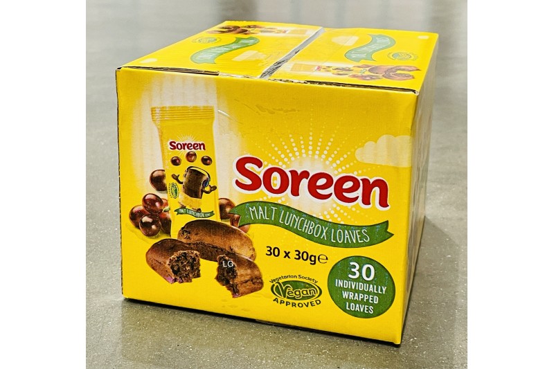 Soreen Maltloaf Malt Lunchbox Loaves Box 30 x 30g
