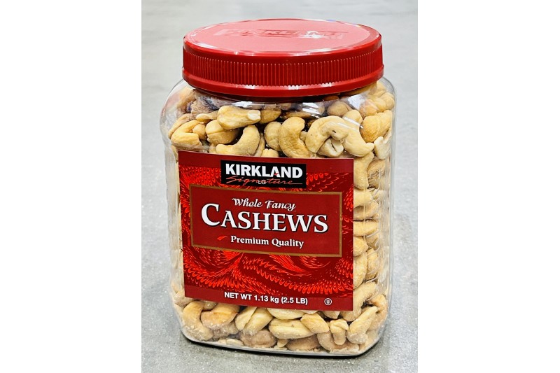 Salted Cashew Nuts Kirkland Signature Whole Fancy Salted Cashews 1.13kg
