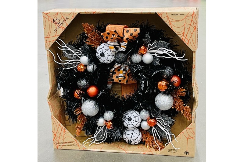 Halloween 24 Inch Decorative Wreath Halloween 24 Inch Decorative Wreath