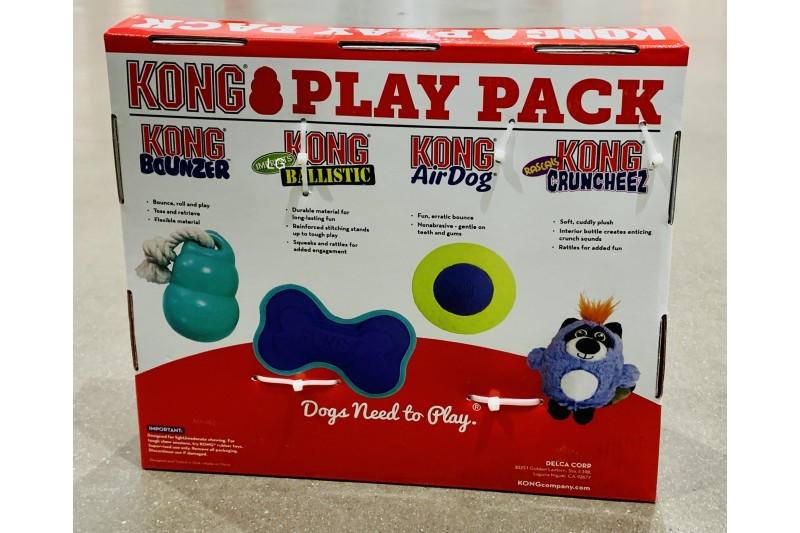 Kong Dog Toy 4 Play Pack