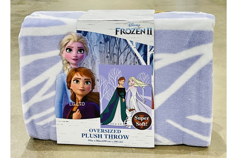 Oversized Plush Children's Blanket Throw Disney Frozen 150cm x 198cm