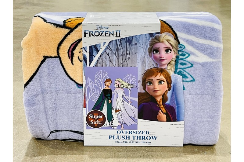 Oversized Plush Children's Blanket Throw Disney Frozen 150cm x 198cm