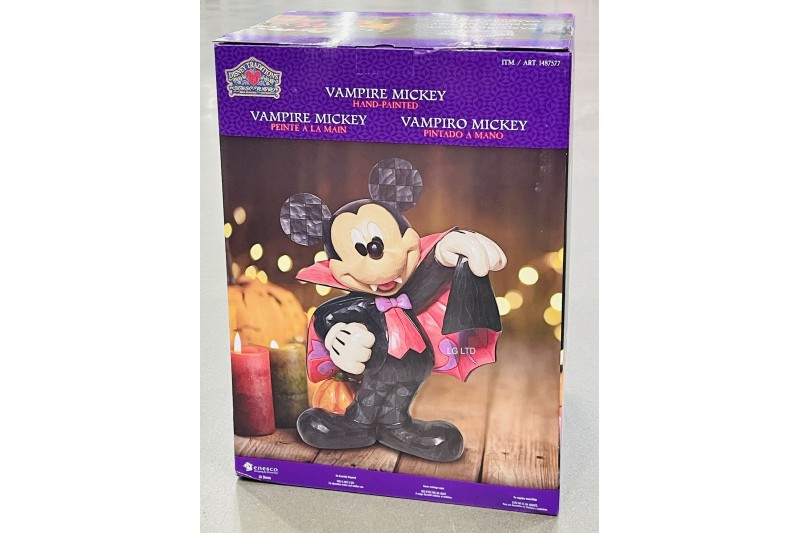Mickey Mouse 17 Inch Halloween Vampire Mickey Greeter Jim Shore Disney 