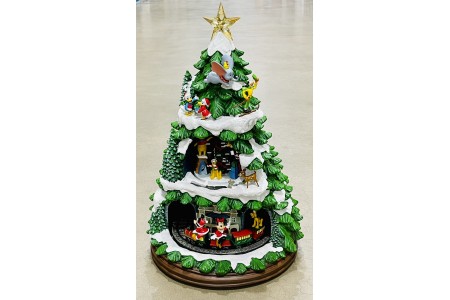 Animated Disney Christmas Tree with Music & LED Lights Christmas Decoration