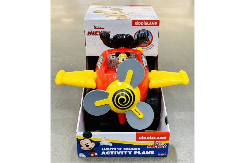 Disney Mickey Mouse Clubhouse Plane Light and Sound Activity Ride On Kiddieland