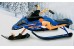 Yamaha Viper Snow Bike Sled Tube Blue / Orange
