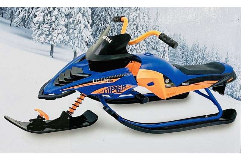Yamaha Viper Snow Bike Sled Tube Blue / Orange