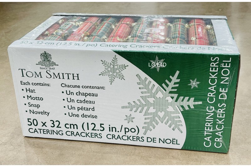 Christmas Crackers 50 Pack Family Party Catering Pack Tom Smith