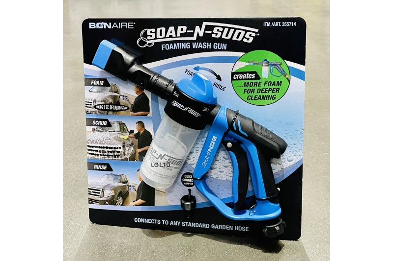 Bon Aire Soap N Suds Foaming Wash Gun Bon Aire Soap N Suds Foaming Wash Gun