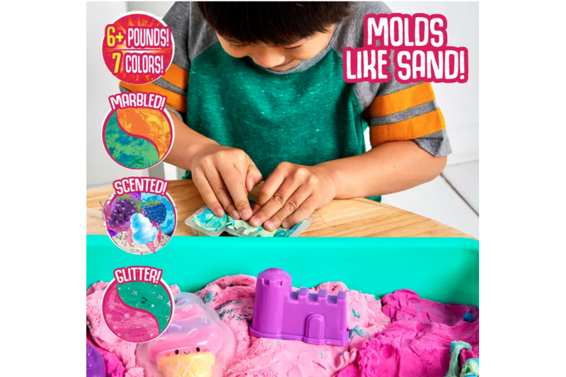 SlimyGloop SlimySand Sensory Sand Playset 20 Piece Slimy Gloop