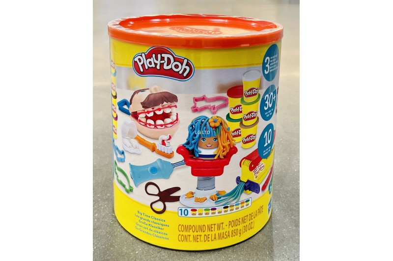 Play Doh Mega Big Time Classics Canister Play Set