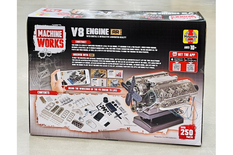 Machine Works V8 Engine With Digital & Interactive Augmented Reality Haynes