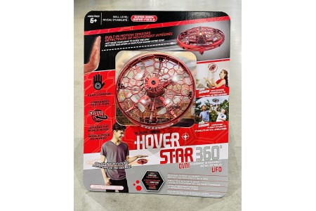 Hover Star 360° Motion Controlled UFO Drone Red