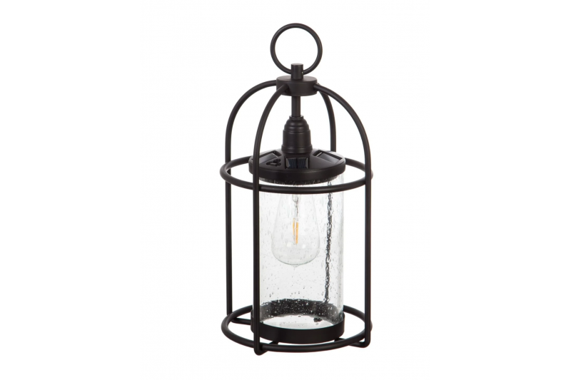 Evergreen Edison Solar LED Lantern 14"