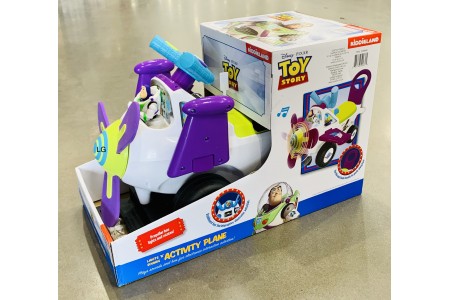 Buzz Lightyear Lights n Sound Activity Plane Ride On Toy Kiddieland