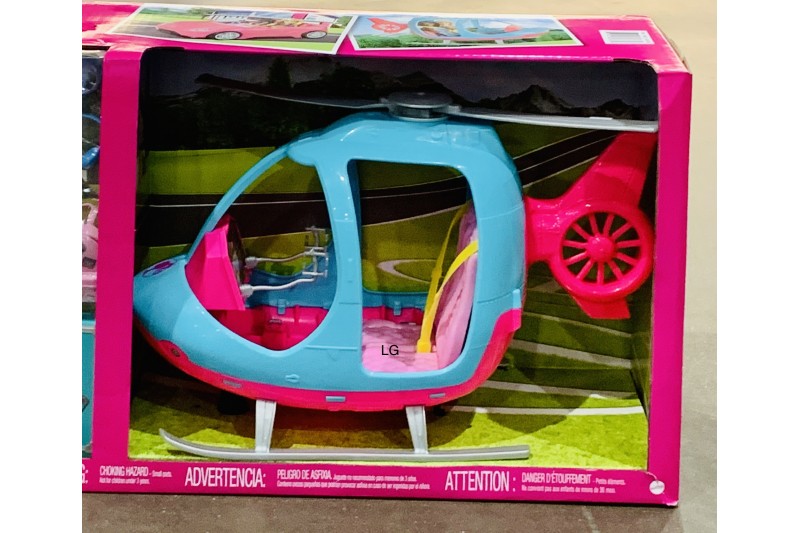 Barbie Girls Getaway Adventure Helicopter and Vehicle Set With 2 Dolls