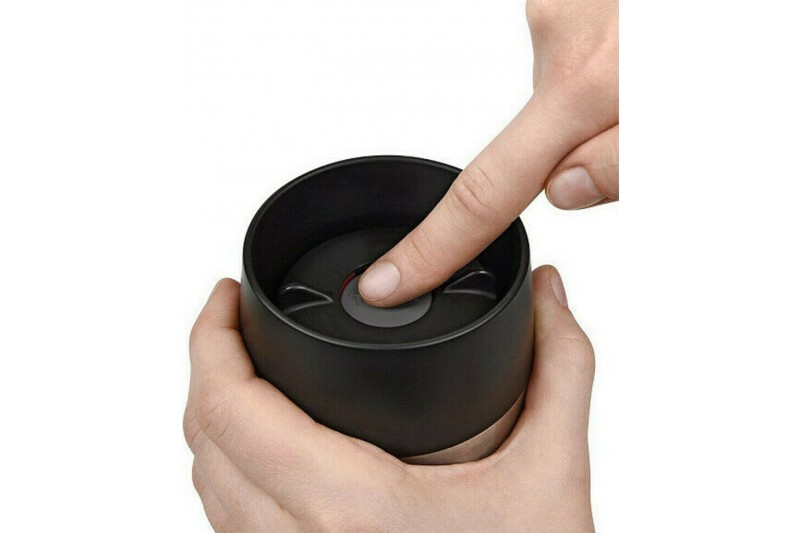 2 Pack Tefal Travel Drinks Mugs Double Wall Insulated Hot or Cold Stainless Steel 