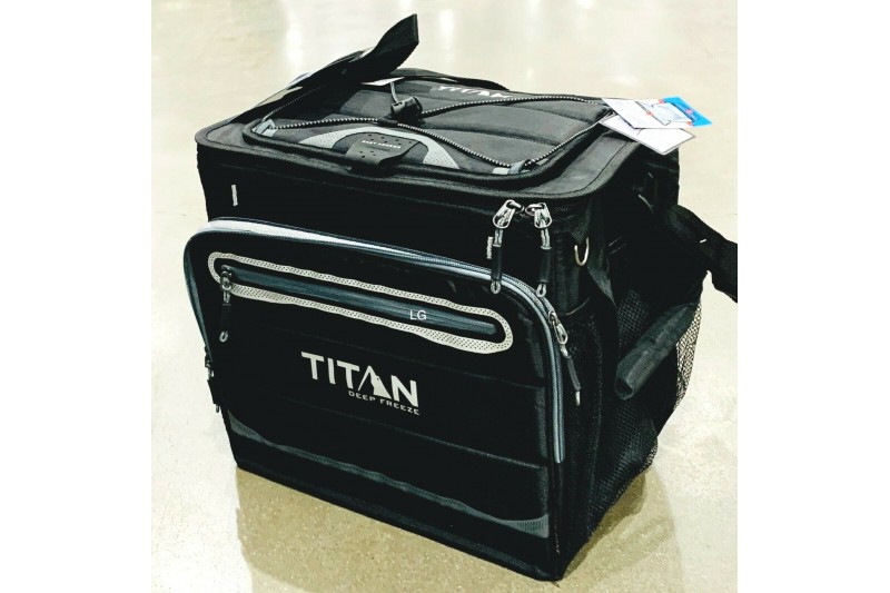 Titan Deep Freeze 40 Can Collapsible Cool Bag Black Titan Deep Freeze 40 Can Collapsible Cool Bag Black