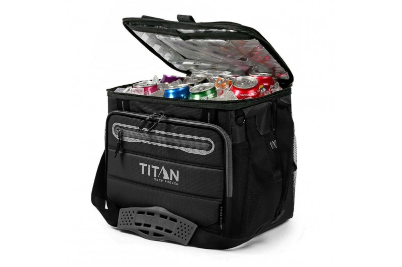 Titan Deep Freeze 40 Can Collapsible Cool Bag Black Titan Deep Freeze 40 Can Collapsible Cool Bag Black