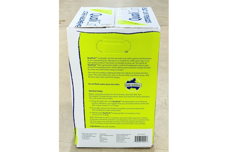 Qualicat Scoopable Cat Litter 22.7 kg