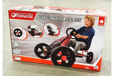 Hauck Cyclone Go Kart Ride On Pedal Car Kids Gokart Pedaling Cart 4 - 10 Years