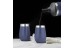 Stainless Steel Wine Cooler Set Opaque Gloss Denim by Reduce 3 Pack Blue