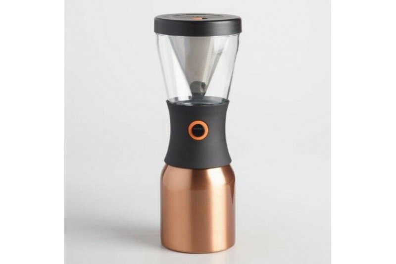 Asobu Cold Brew Coffee Maker Portable Insulated Brewer Copper 34oz 1 Litre Asobu Cold Brew Coffee Maker Portable Insulated Brewer Copper 34oz 1 Litre