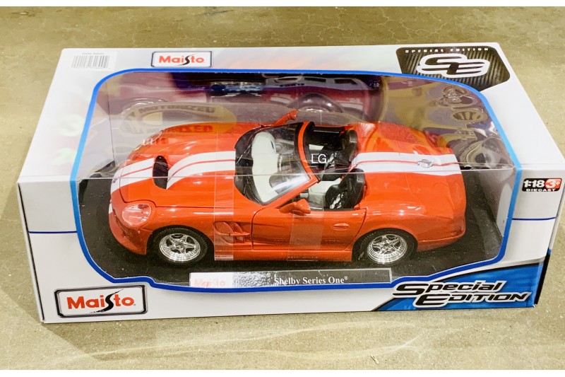 Maisto 1:18 Special Edition Diecast Model Car Shelby Series One